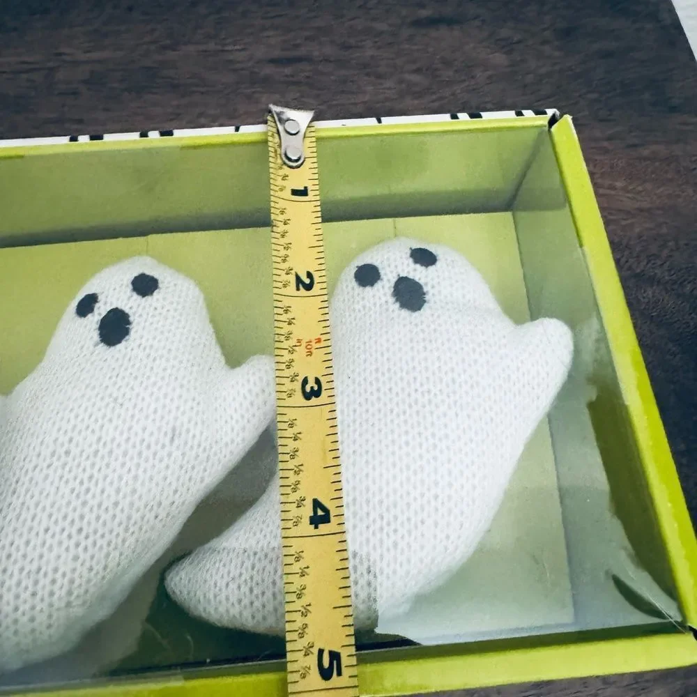 Plush Ghost Halloween Whimsigoth Garland Decor